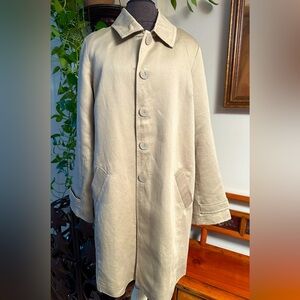 J.Jill woman’s Beige Trench Coat Size M.
